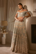 Off shoulders gown