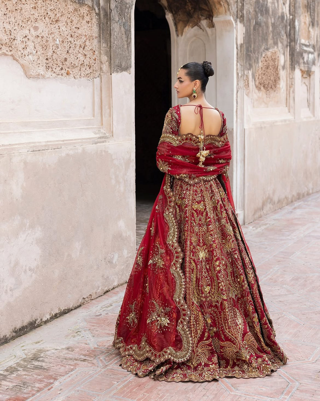 MAHARANI RED LEHENGA
