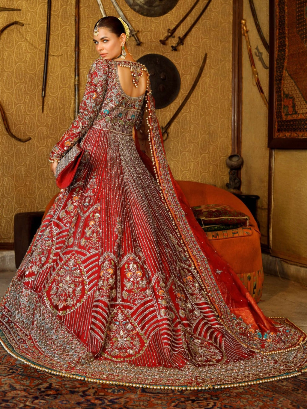 CRIMSON LEHENGA CHOLI