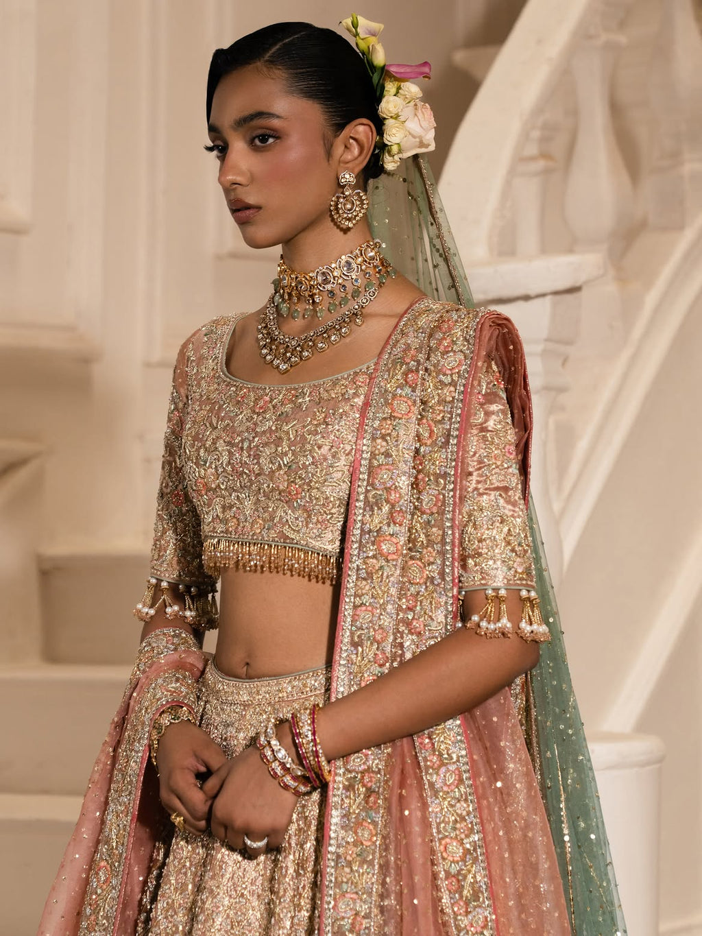 DUSTY ROSE AND MUTED BLUSH BRIDAL WEAR
