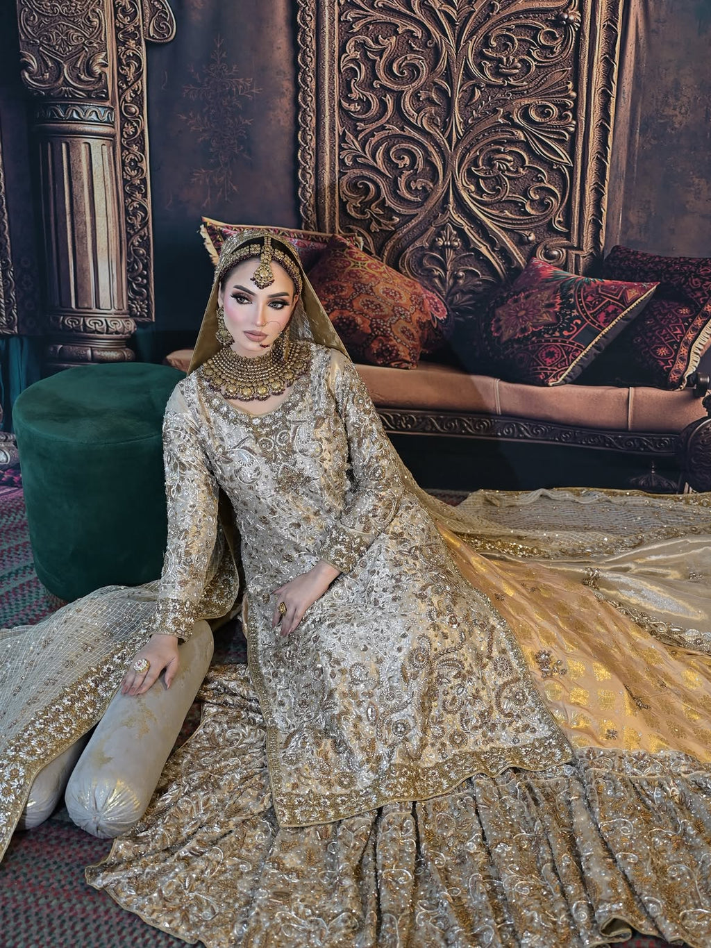 IVORY BRIDAL LEHENGA