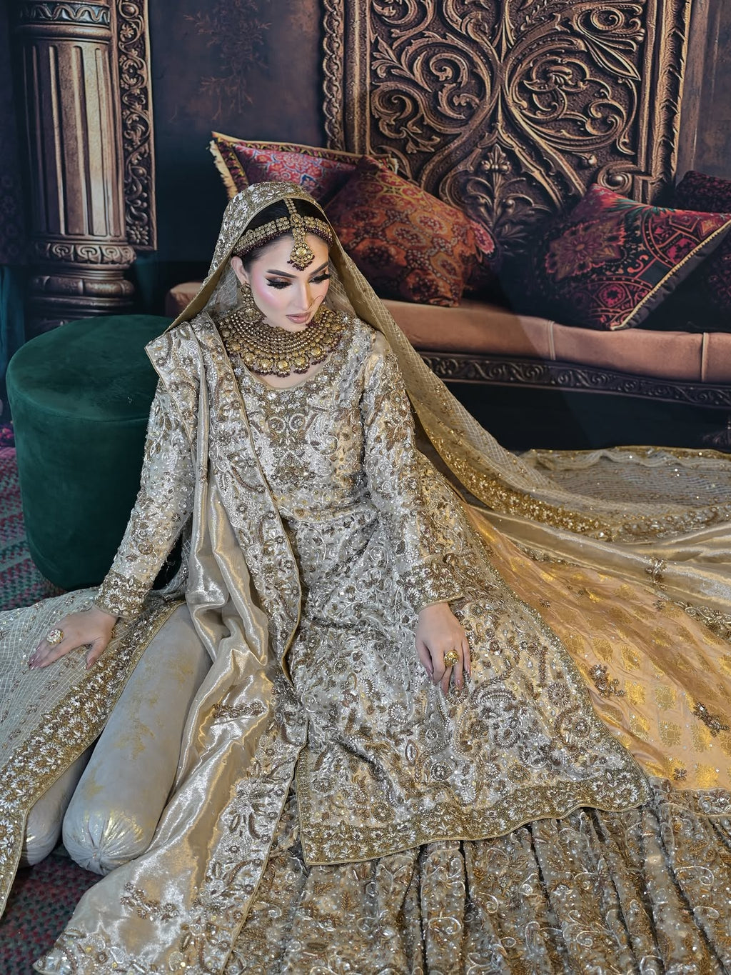 IVORY BRIDAL LEHENGA