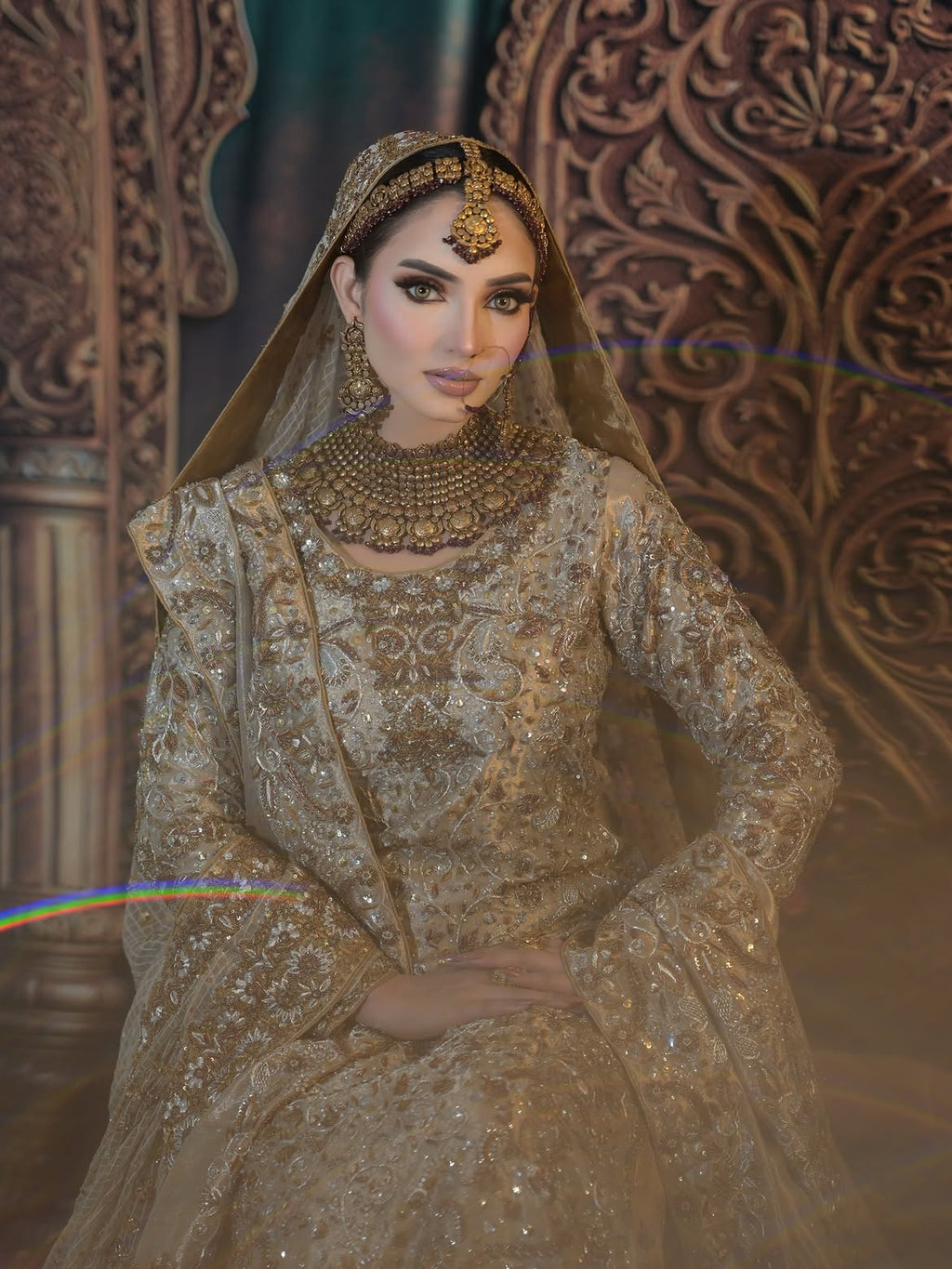 IVORY BRIDAL LEHENGA