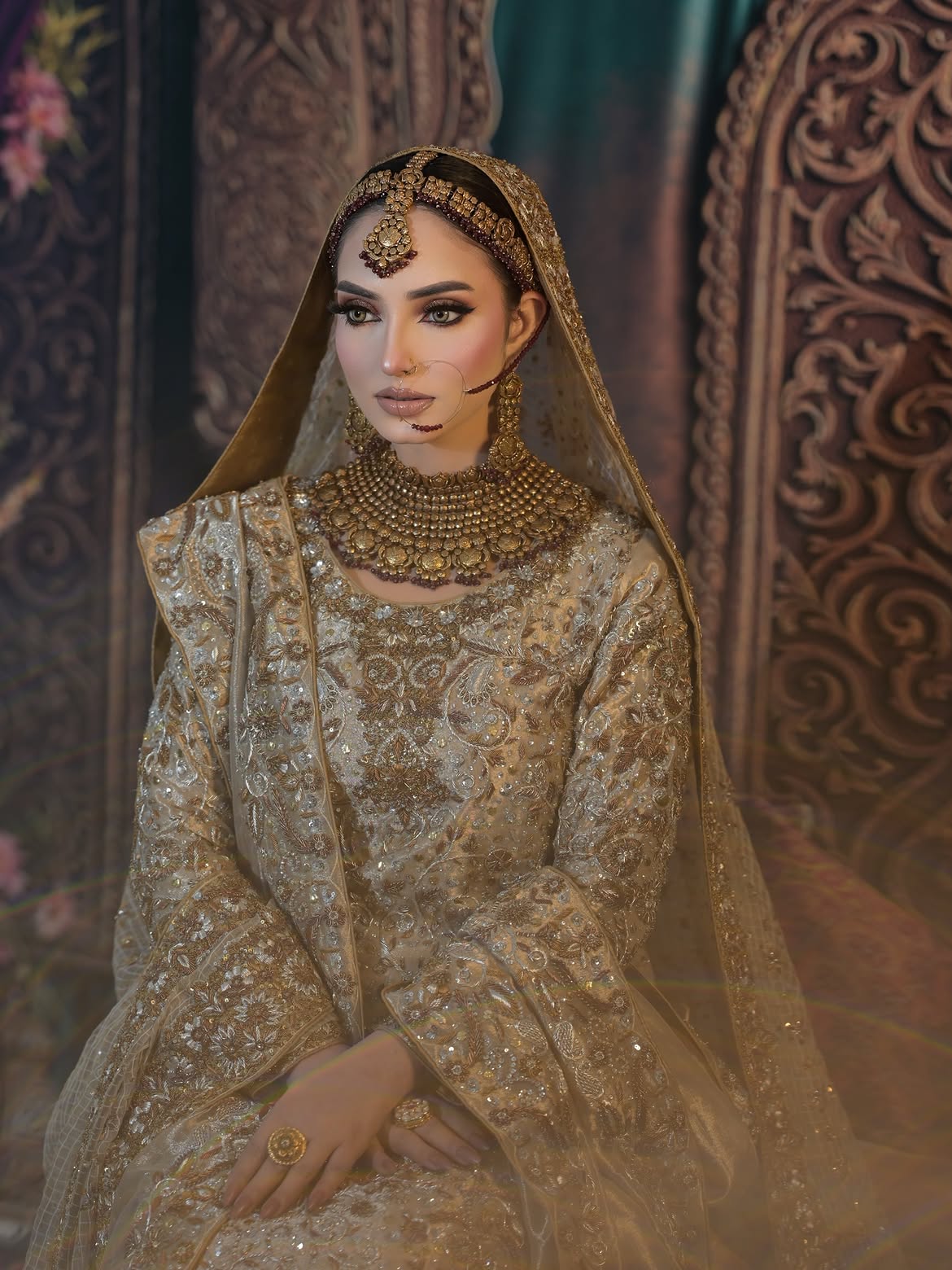 IVORY BRIDAL LEHENGA