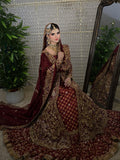 RED FARSHI LEHENGA CHOLI FOR BRIDALS