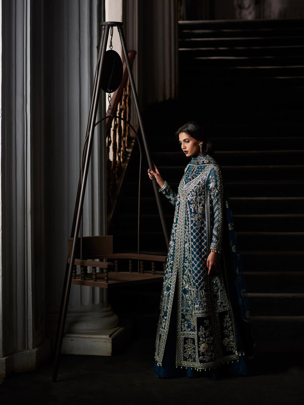 DEEP TEAL BRIDAL SUIT