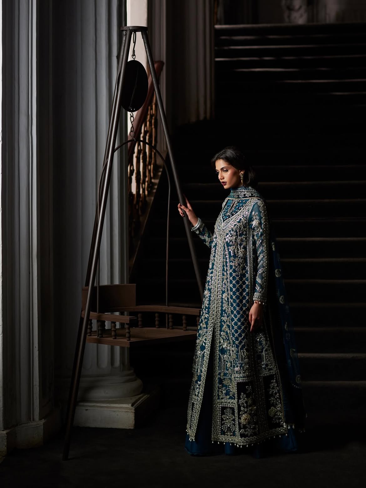 DEEP TEAL BRIDAL SUIT