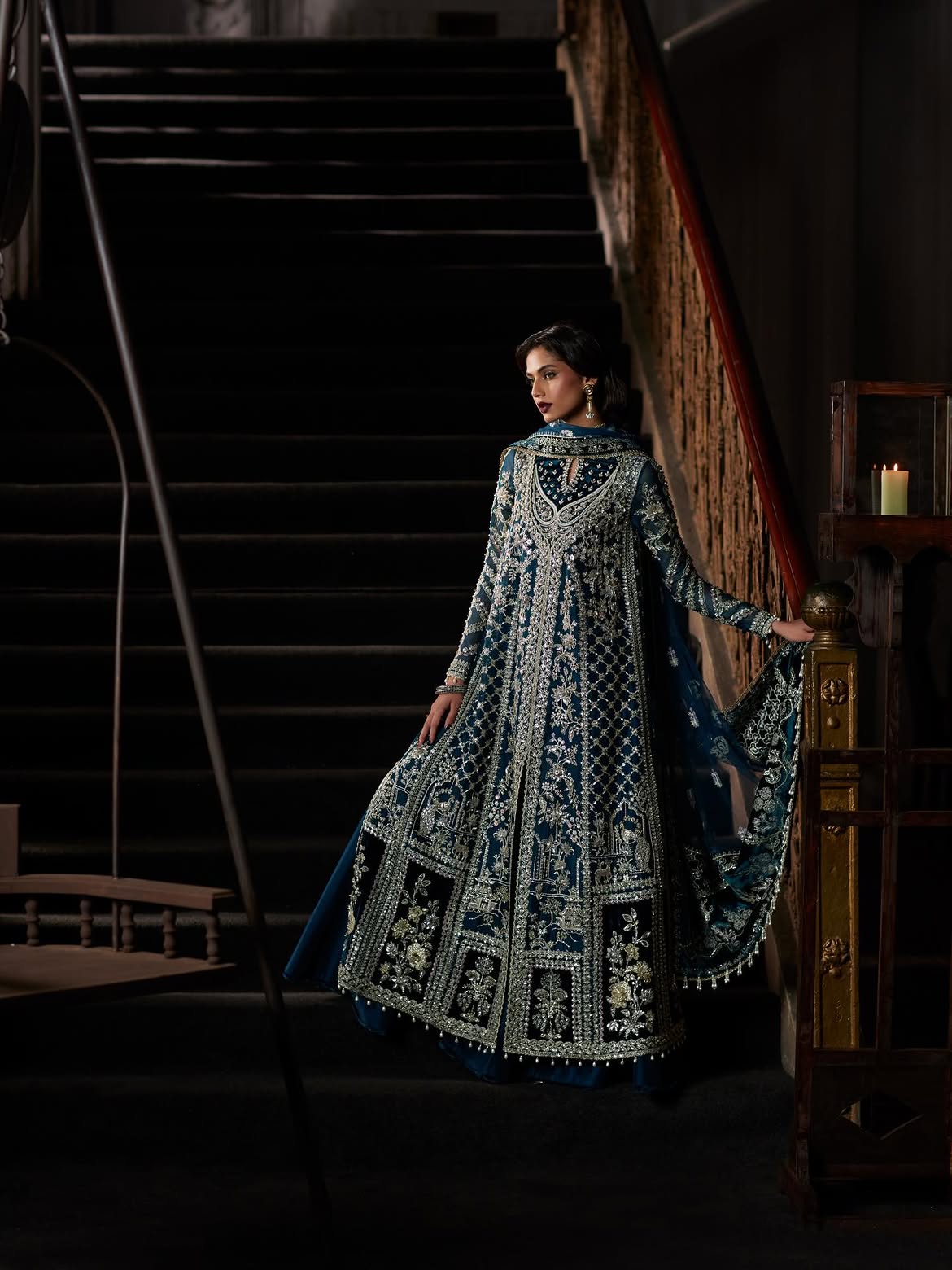 DEEP TEAL BRIDAL SUIT