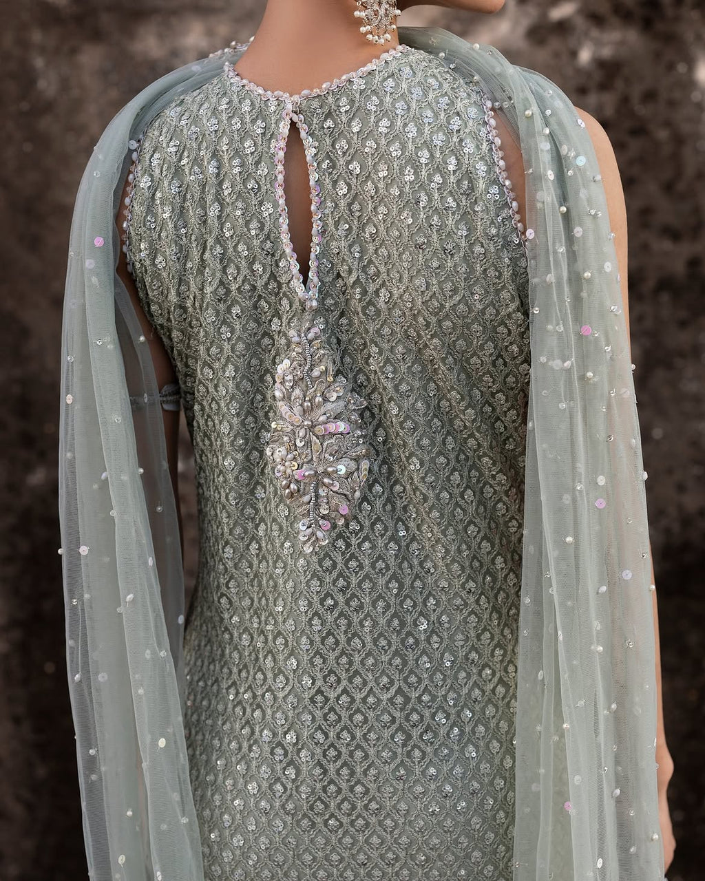 Pearly gown