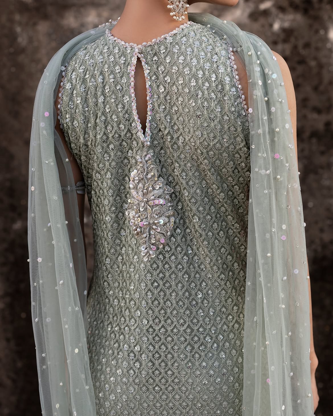 Pearly gown