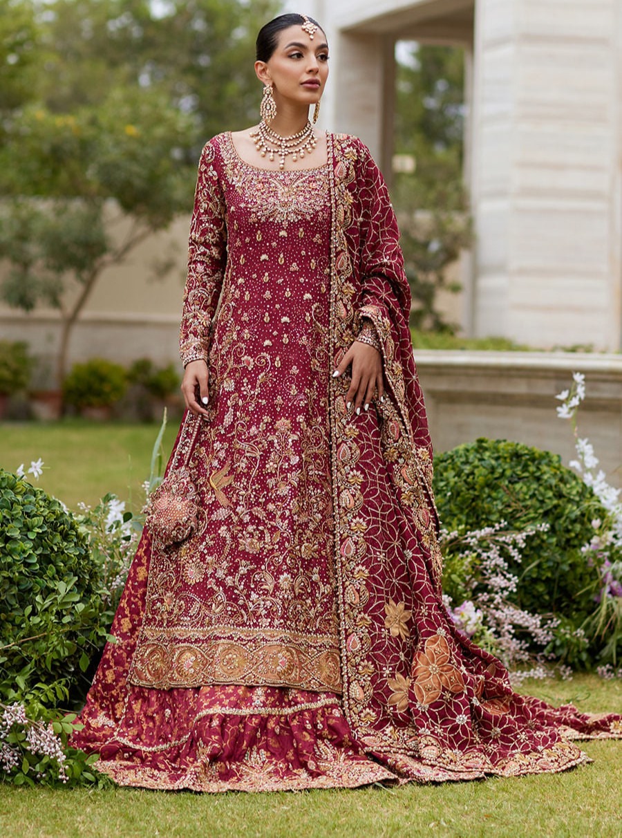 Magestic Red bridal lehenga