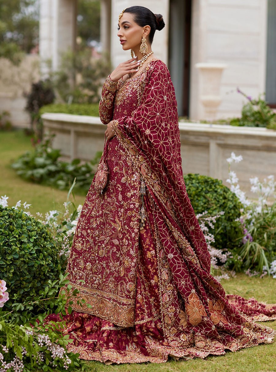 Magestic Red bridal lehenga