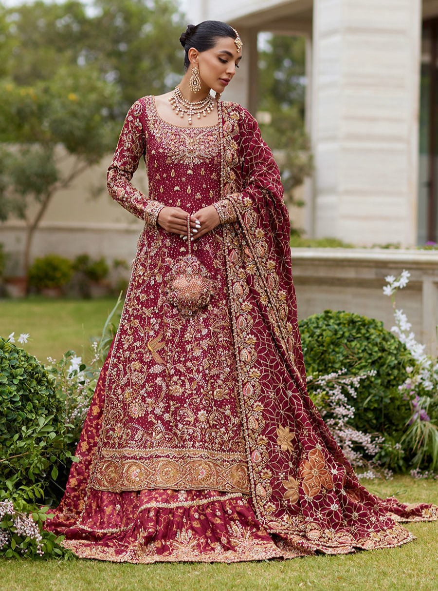 Magestic Red bridal lehenga