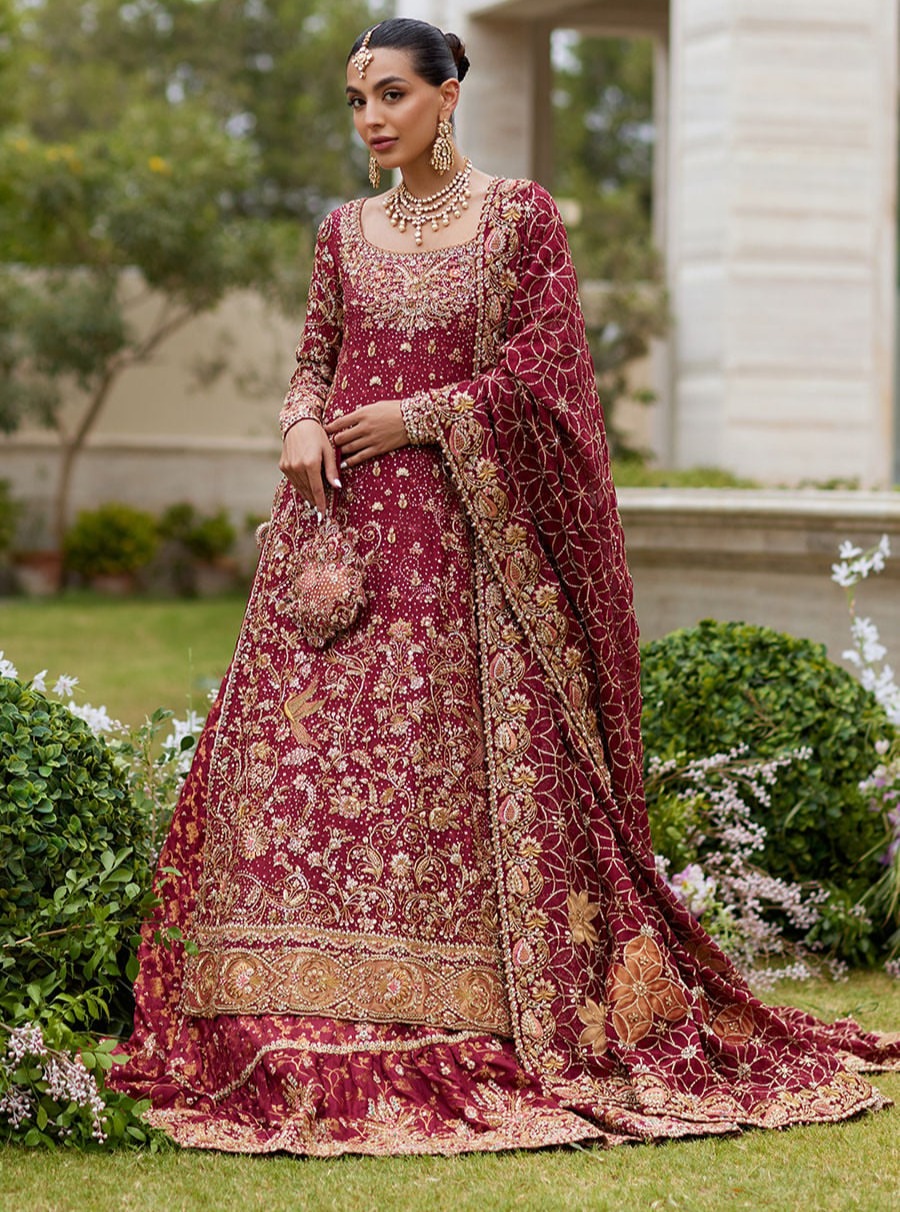 Magestic Red bridal lehenga