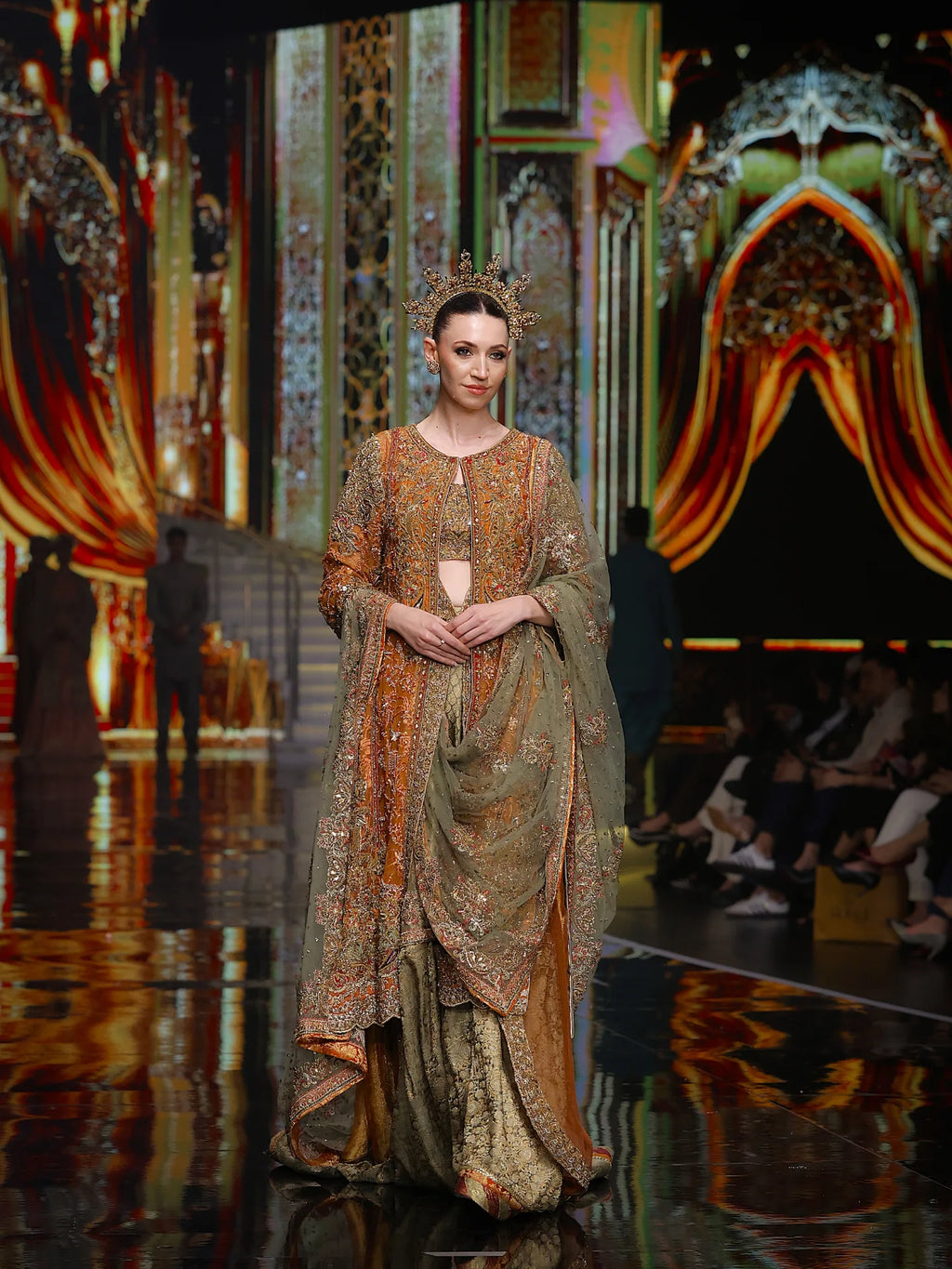 MAGESTIC RUST BRIDAL LEHENGA
