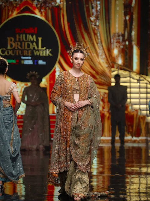 Aesthetic Pastel bridal lehenga