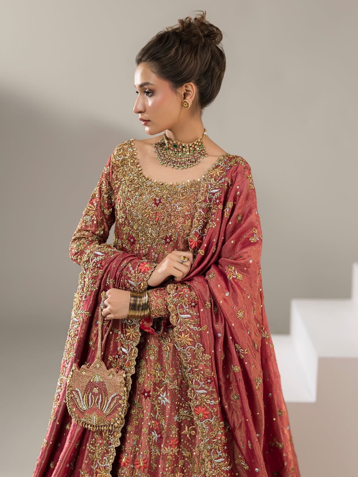 RED BRIDAL LEHENGA