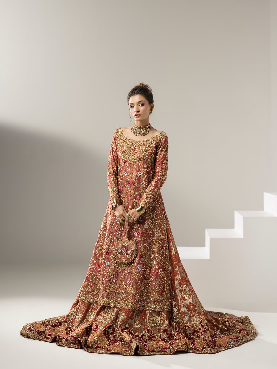 RED BRIDAL LEHENGA