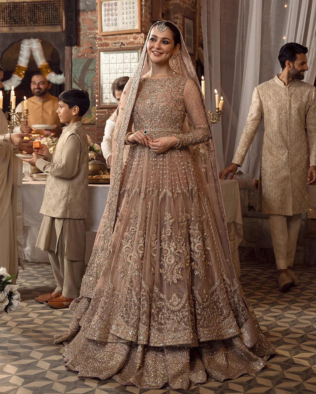 Modern-Anarkali bridal gown