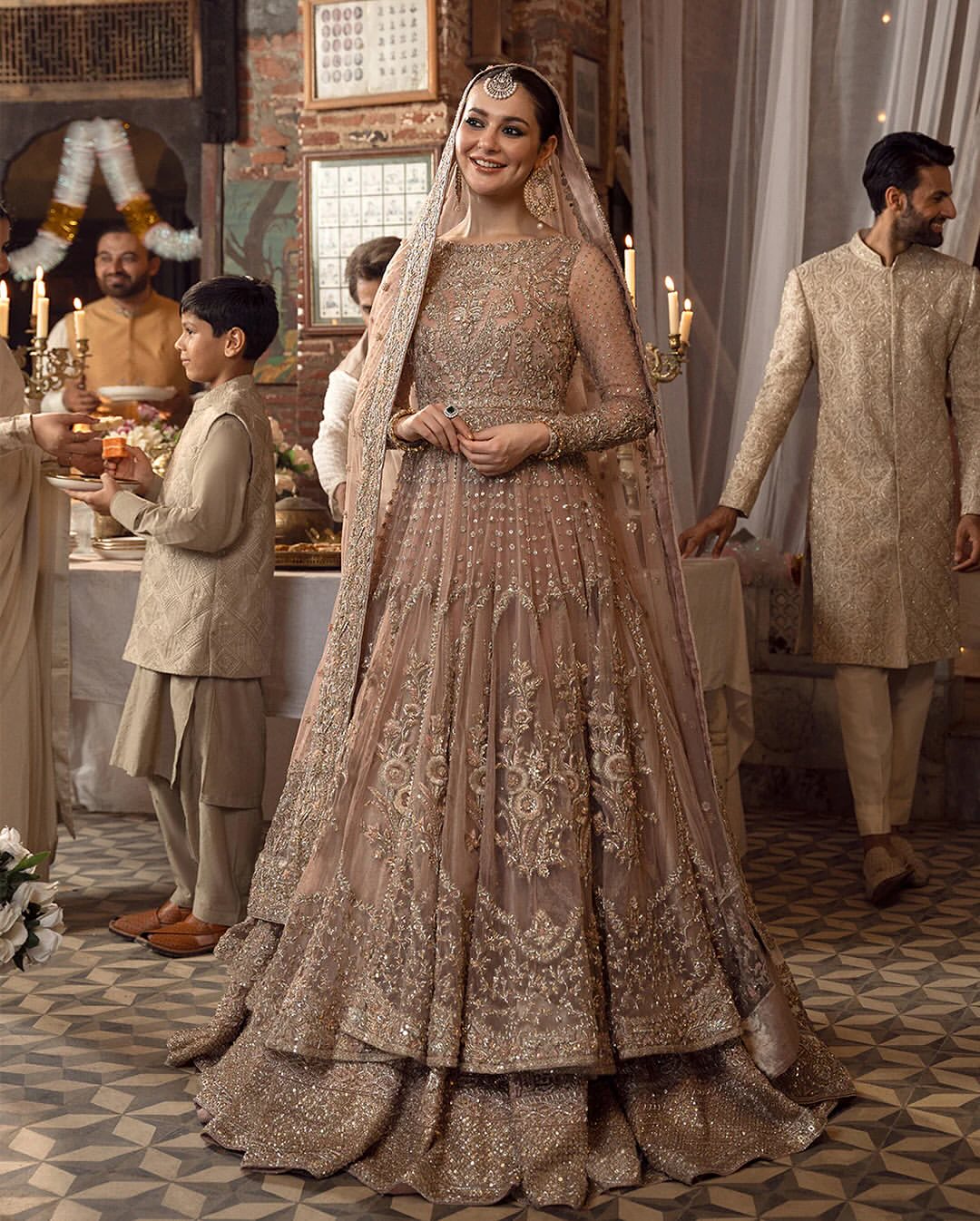 Modern-Anarkali bridal gown