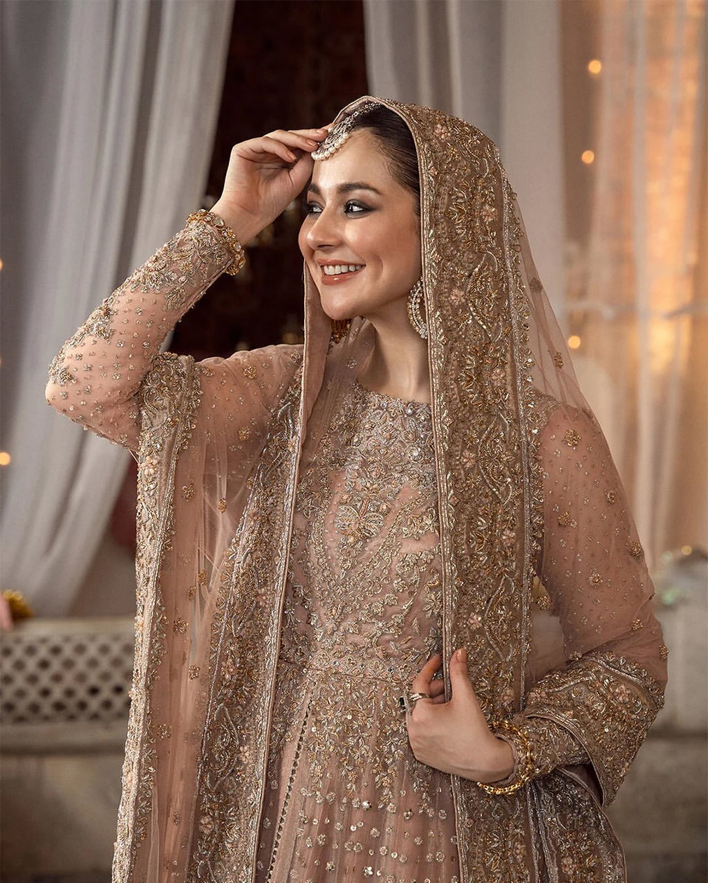 Modern-Anarkali bridal gown
