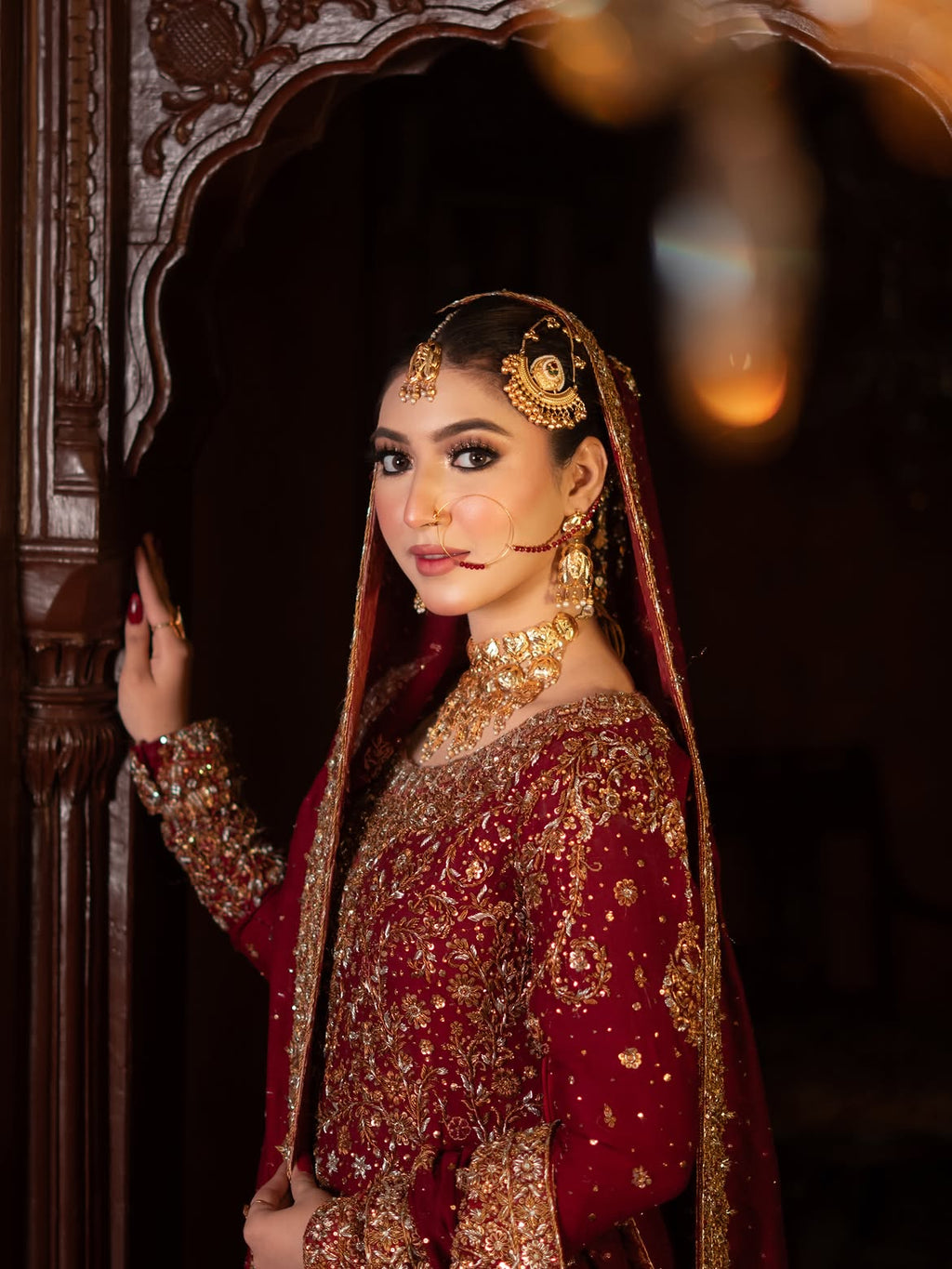 RICH MAROON BRIDAL LEHENGA