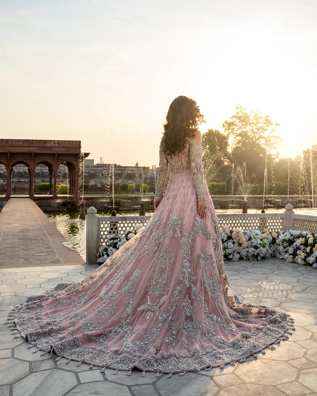 bridal lehenga gown
