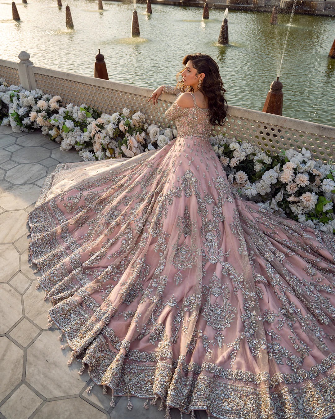 bridal lehenga gown