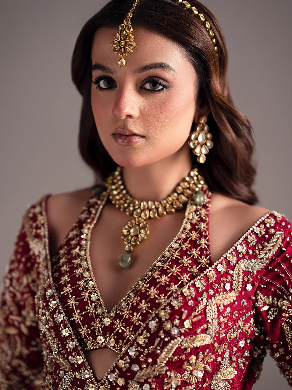 BRIDAL RED LUXURY LEHENGA