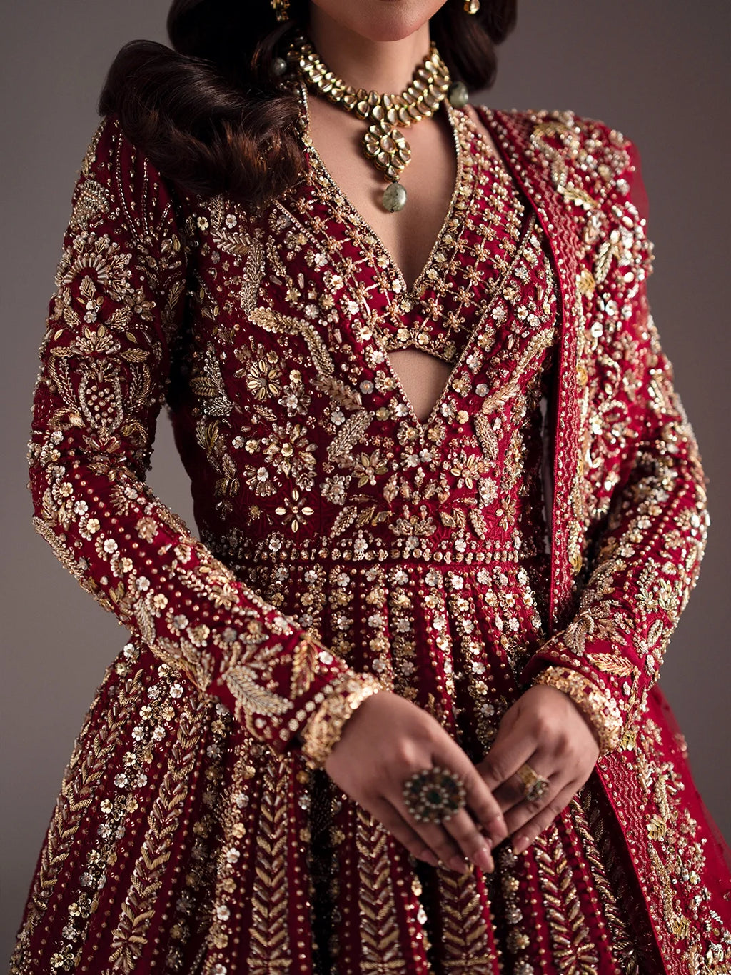 BRIDAL RED LUXURY LEHENGA