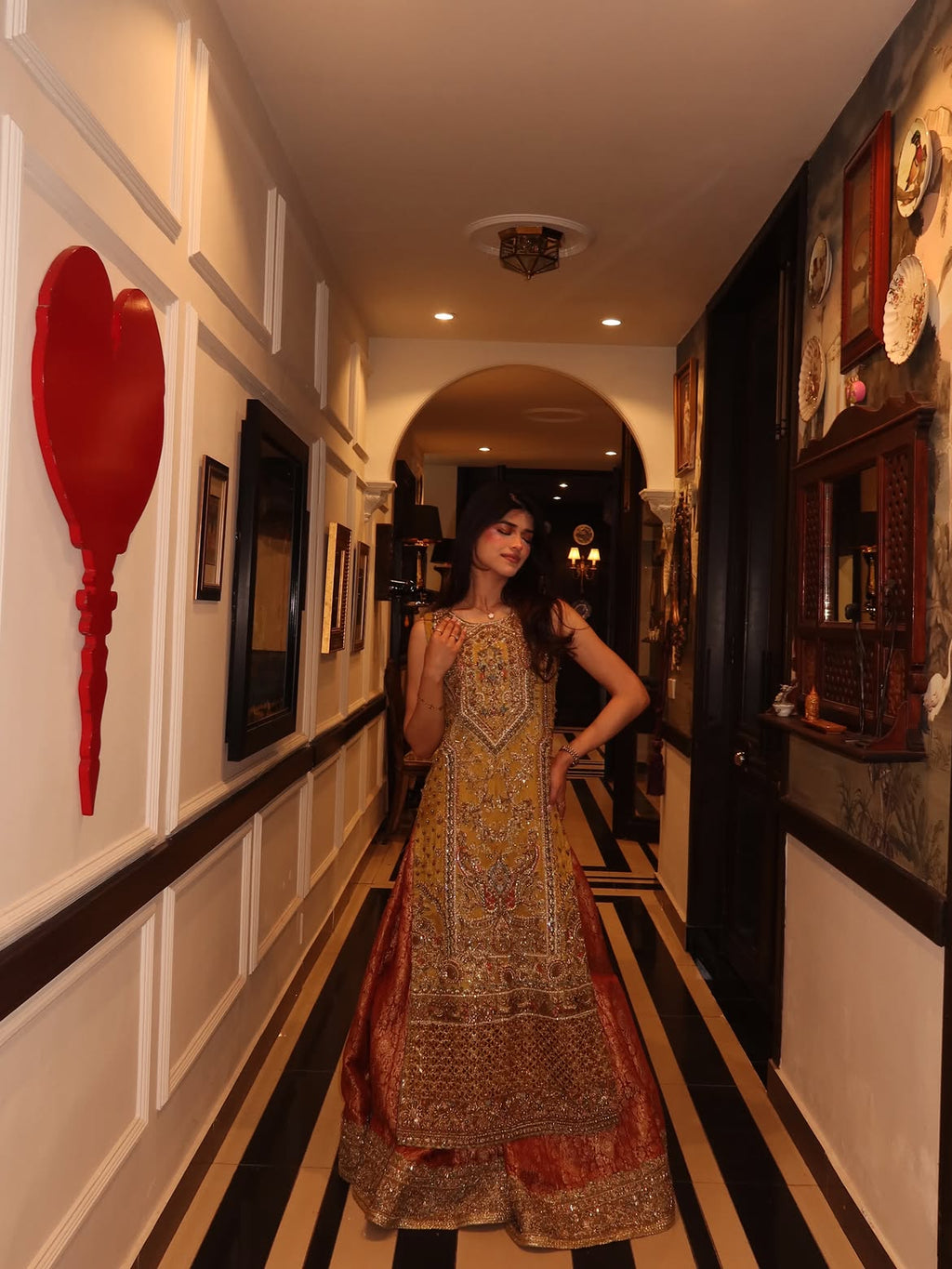 Ornate-luxury bridal dress