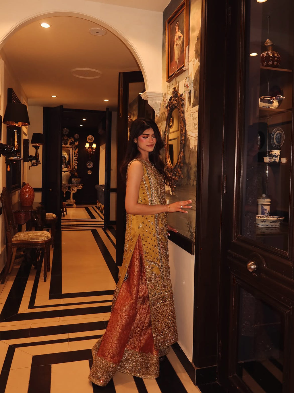 Ornate-luxury bridal dress