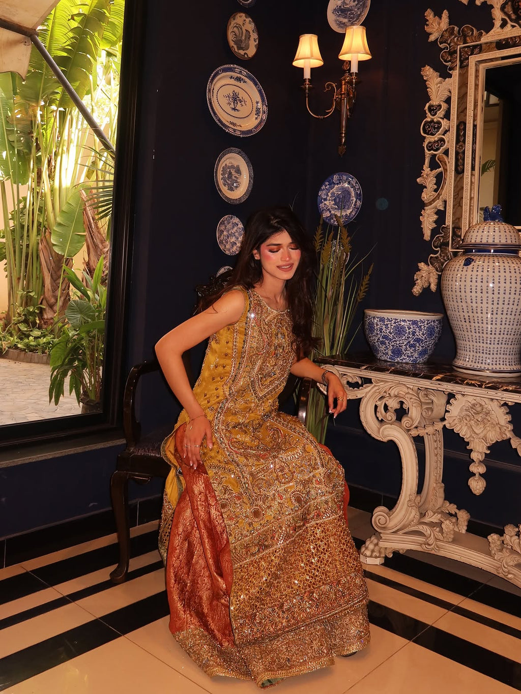 Ornate-luxury bridal dress