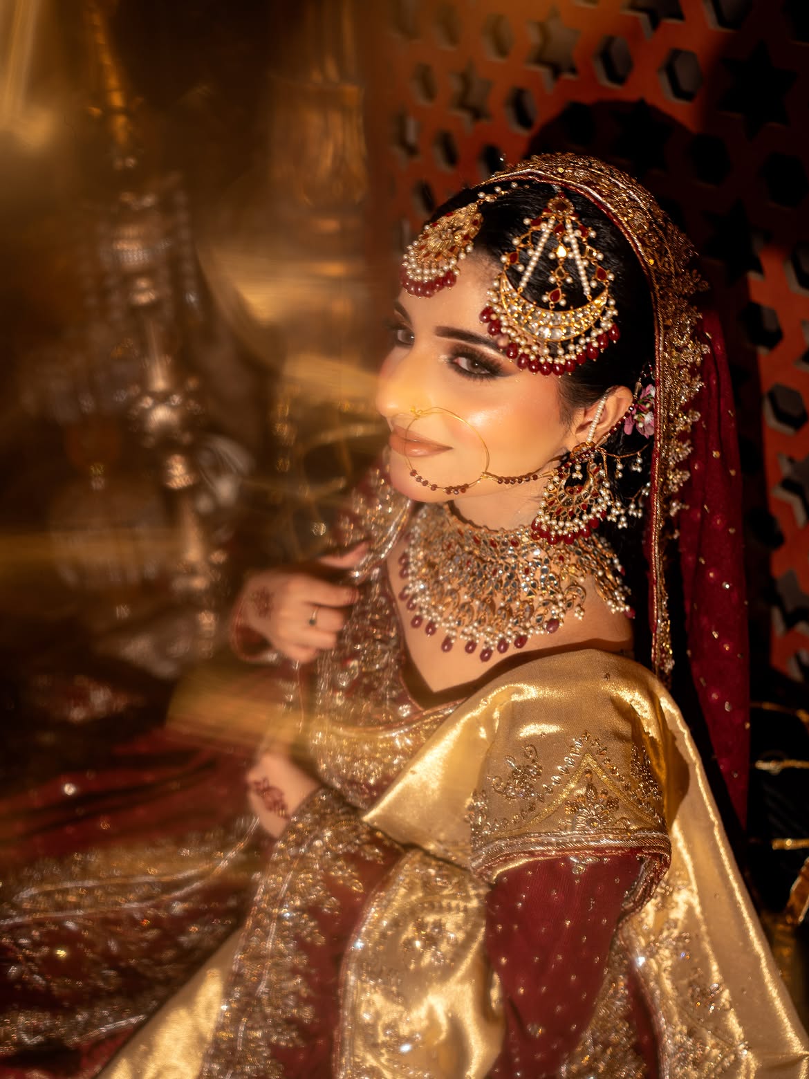 MAROON BRIDAL LEHENGA