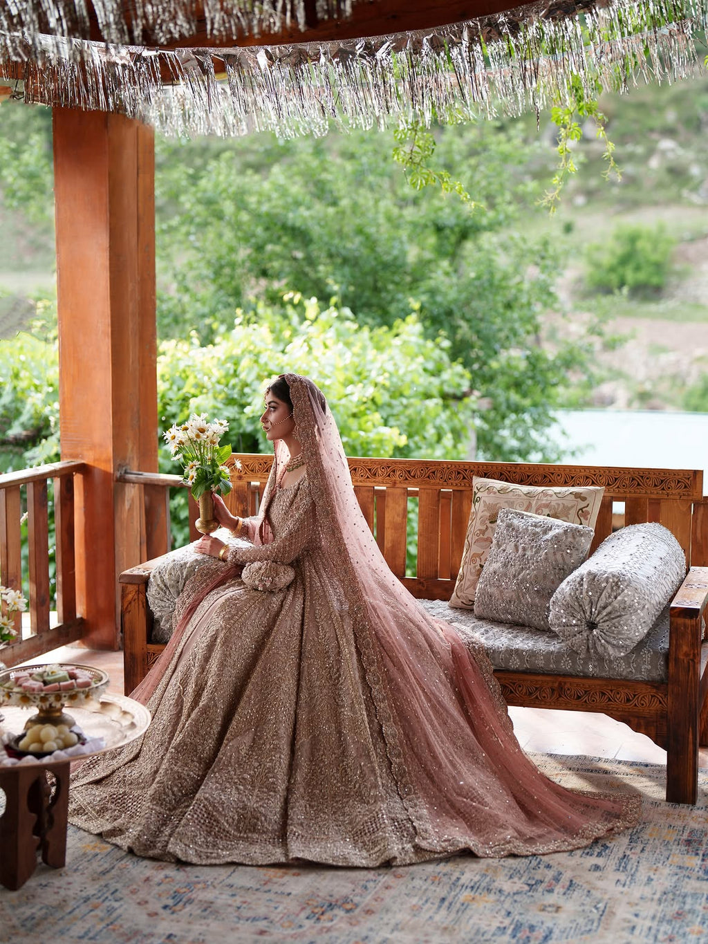 heavy bridal lehenga