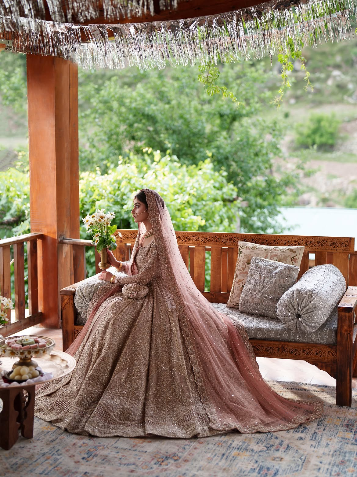 heavy bridal lehenga