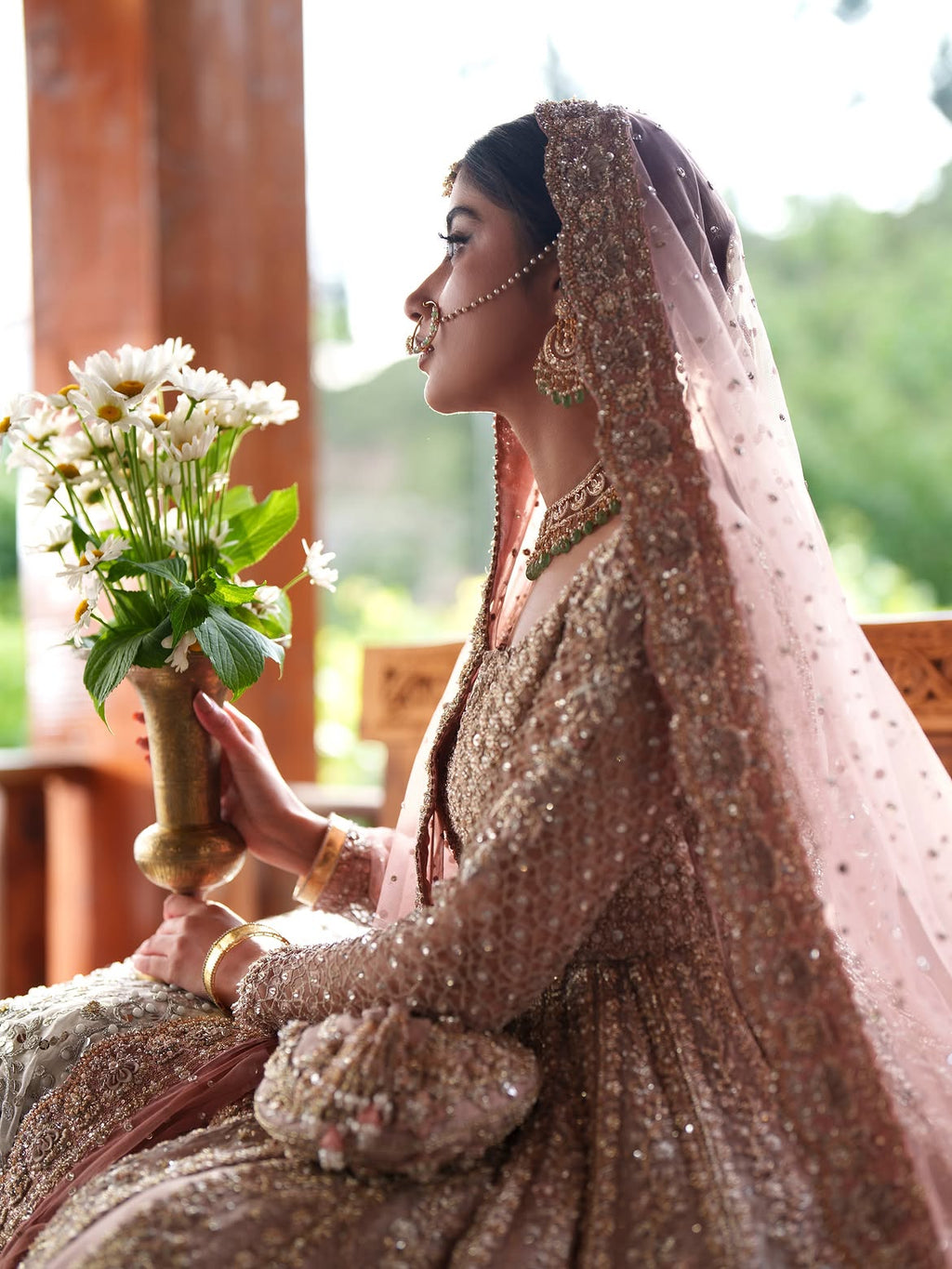 heavy bridal lehenga