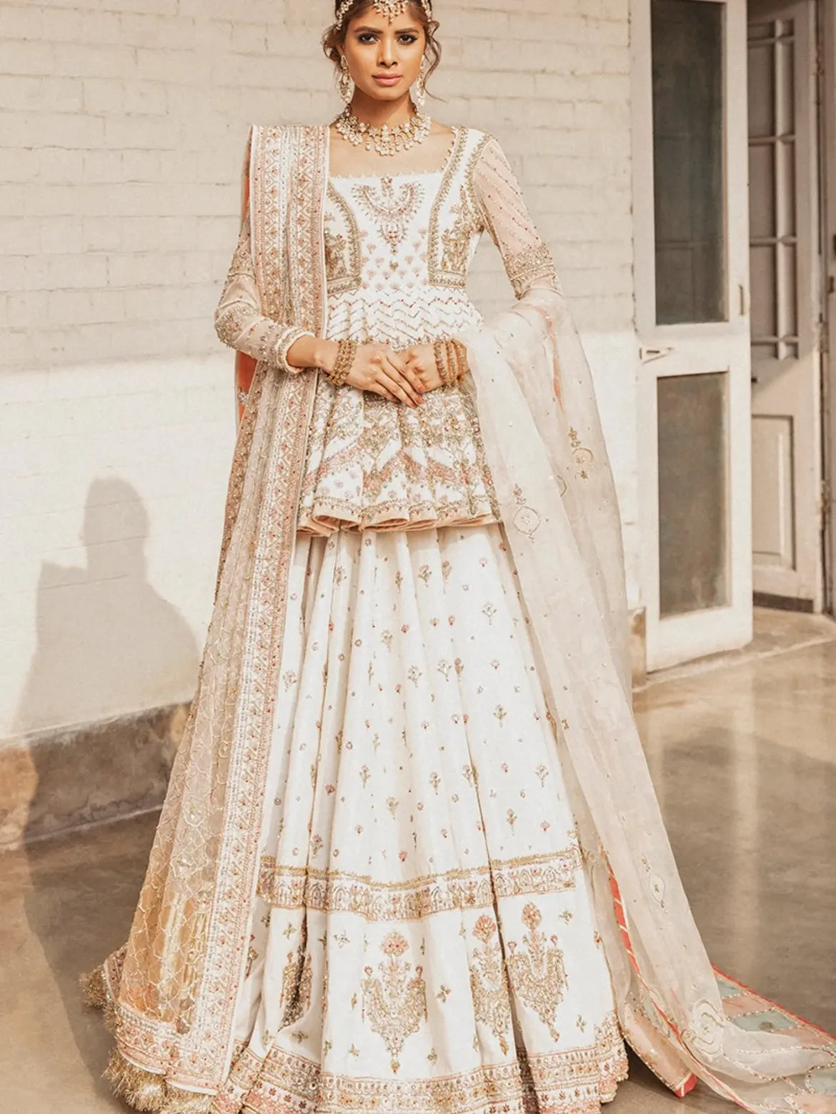 Stunning Nikkah bride wear