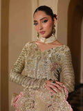Creamy bridal wear