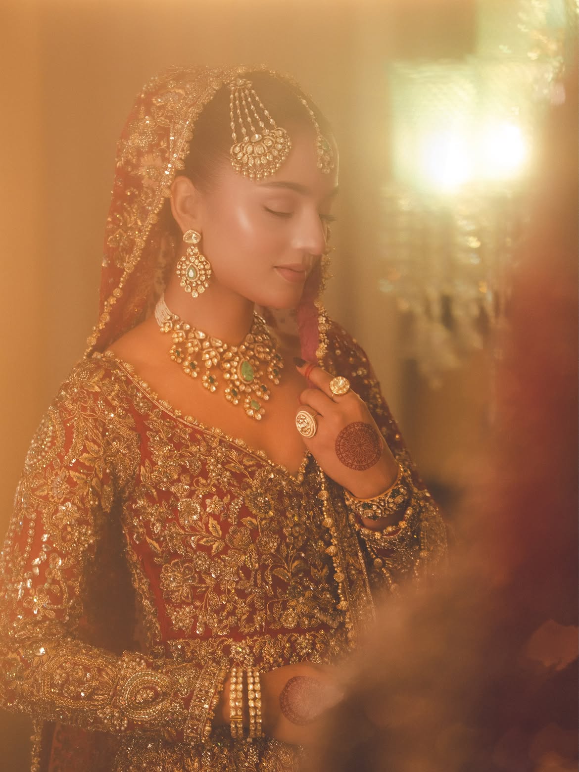 BRIDAL RED LEHENGA