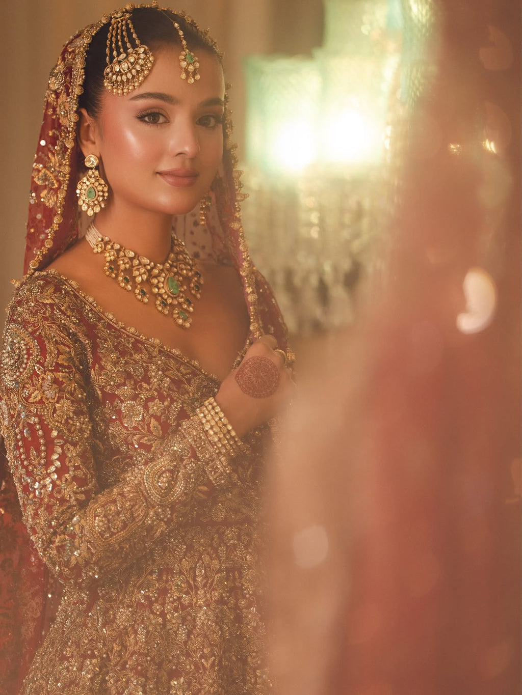 BRIDAL RED LEHENGA