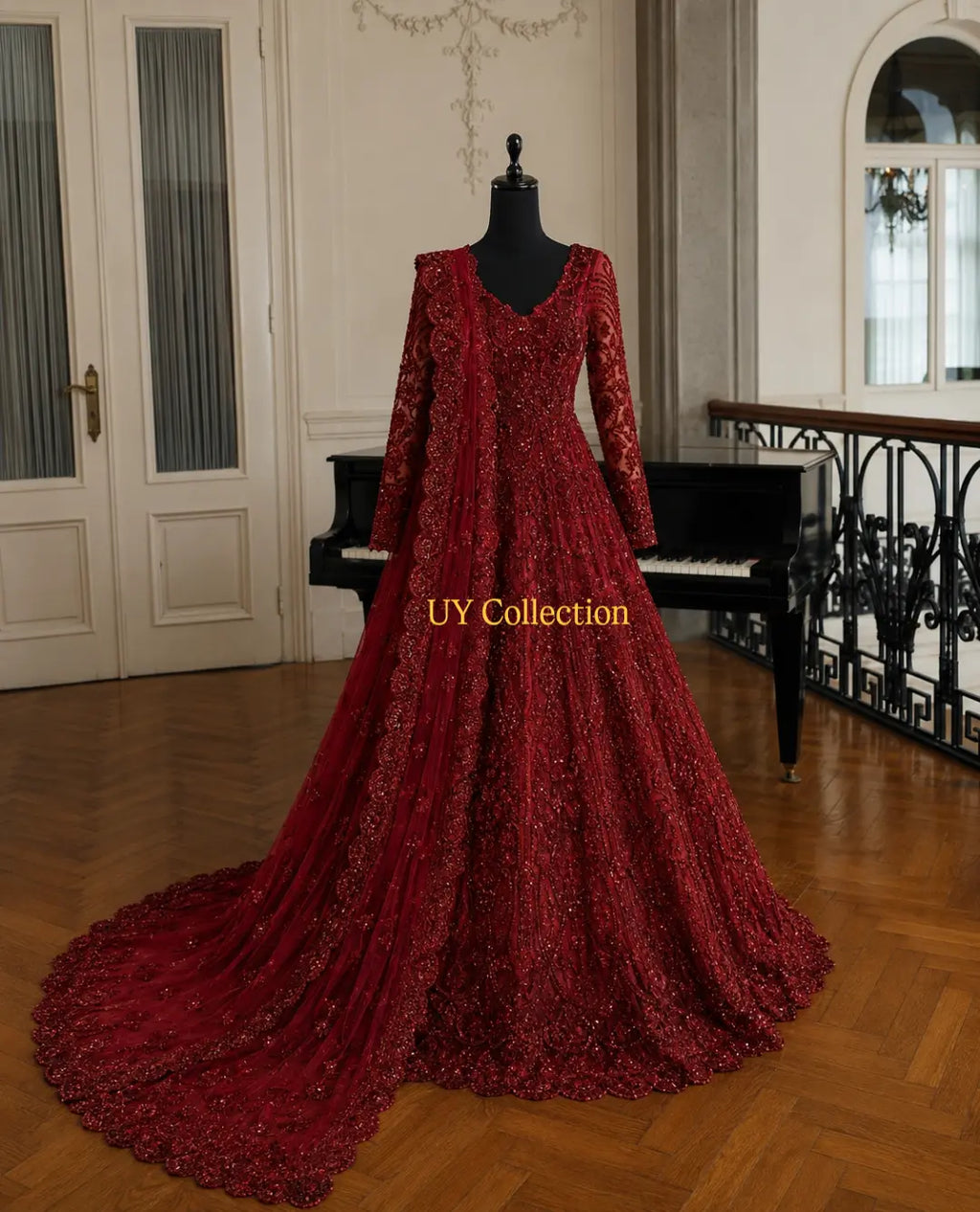 PROPER RED BRIDAL LEHENGA