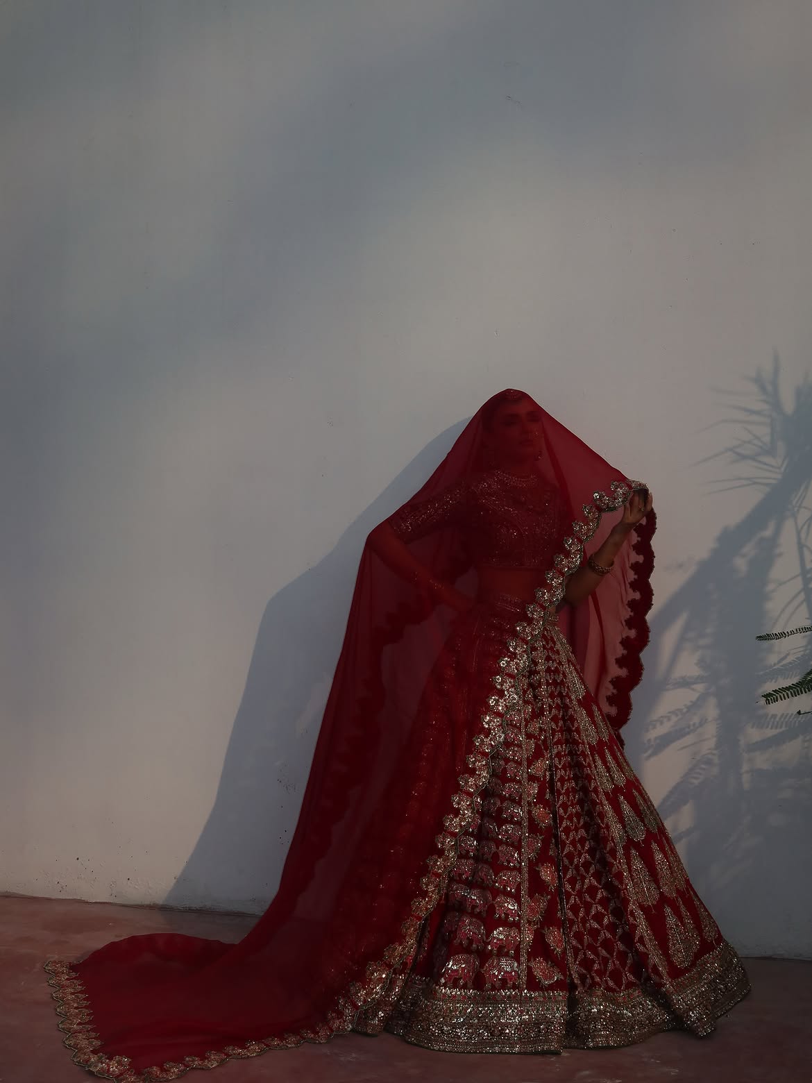 RED BRIDAL LEHENGA