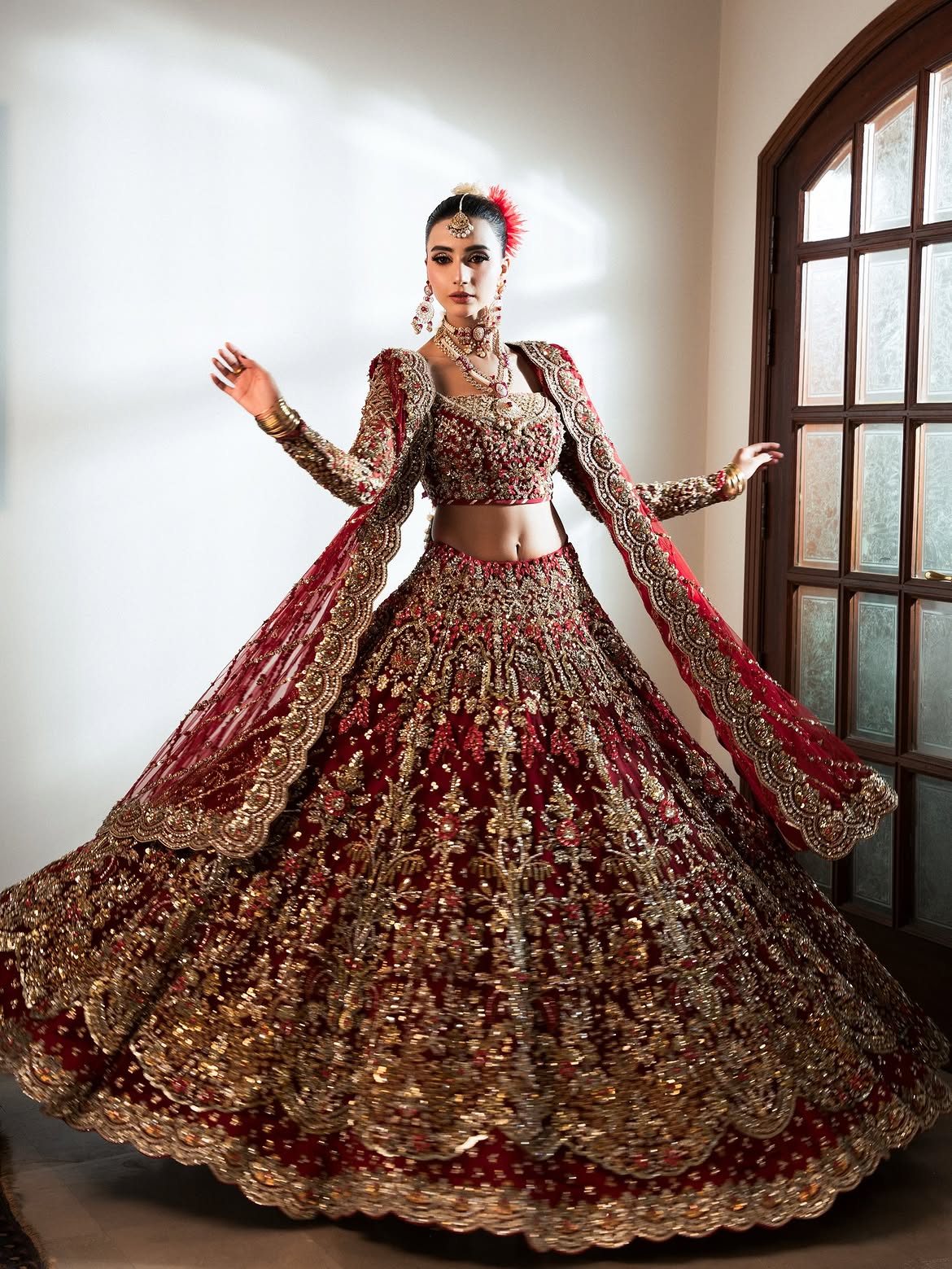 Ultra-regal bridal lehenga