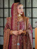 RICH RUBY RED BRIDAL LUXURY LEHENGA