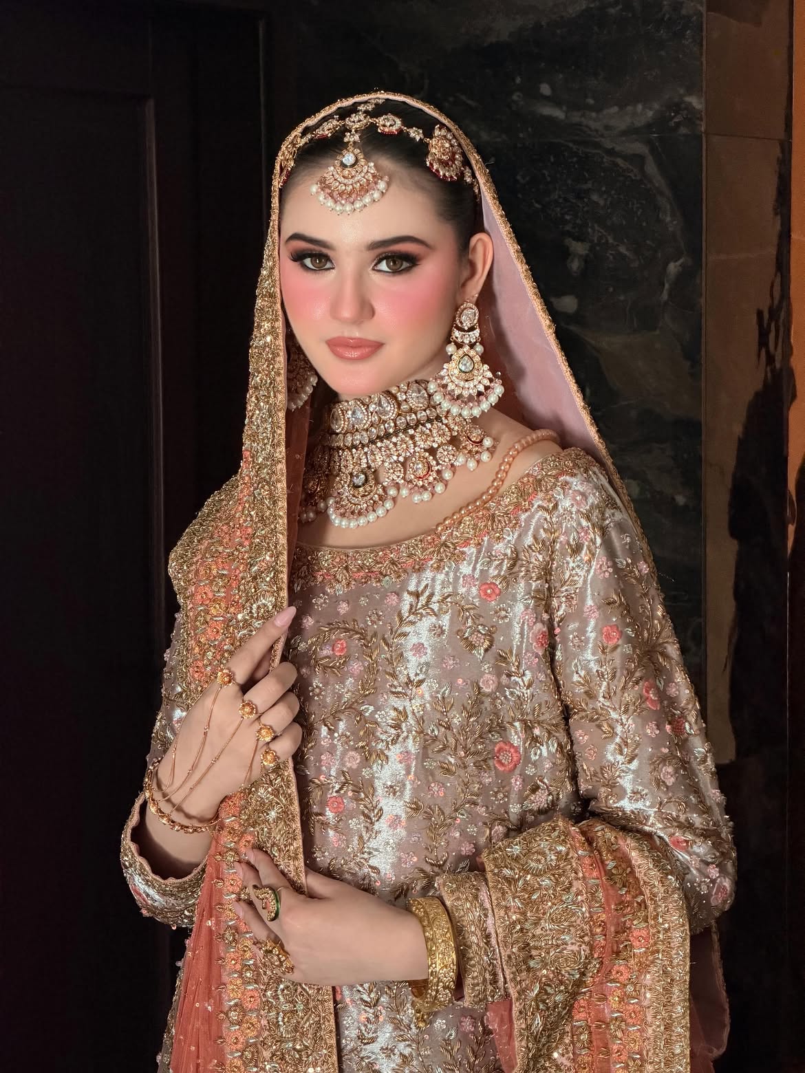 Vibrant bridal lehenga