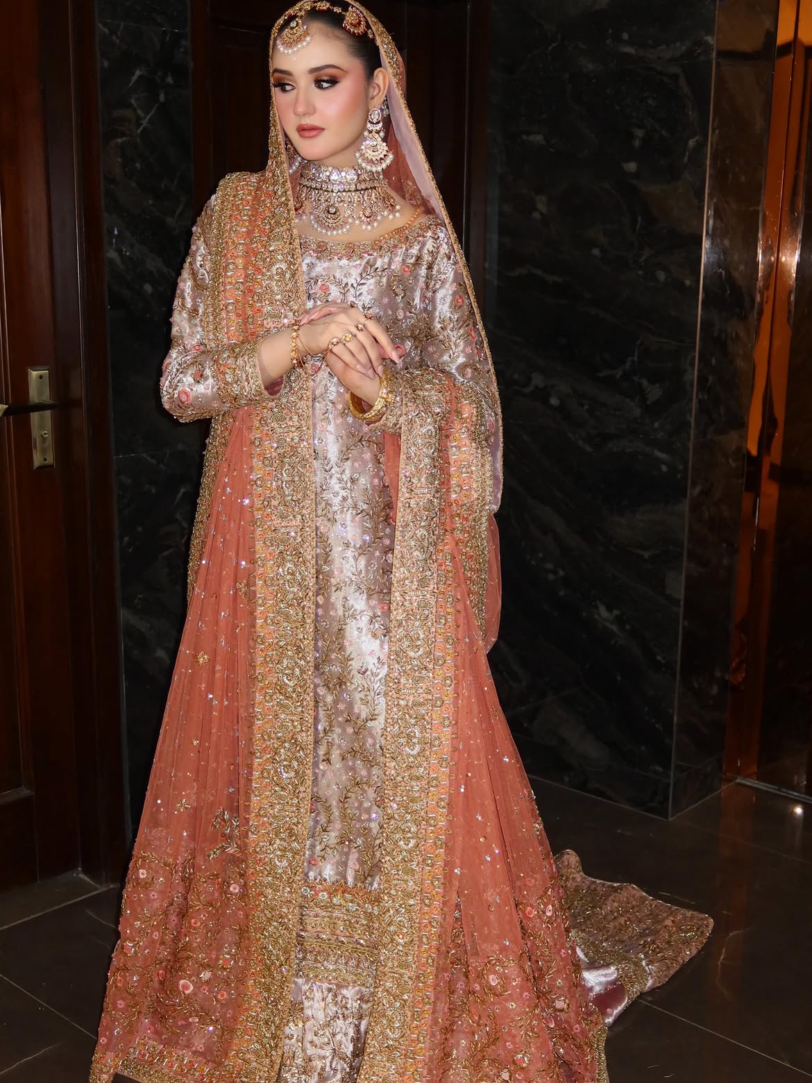 Vibrant bridal lehenga