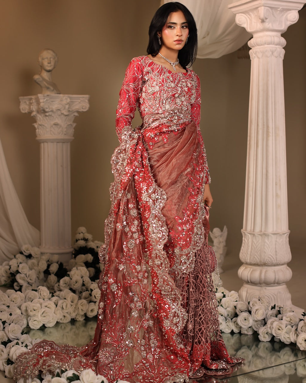 Pastel aesthetic bridal wear