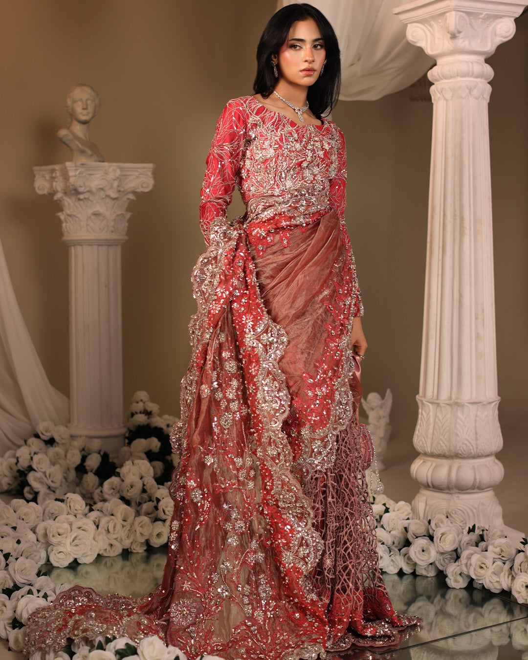 Pastel aesthetic bridal wear