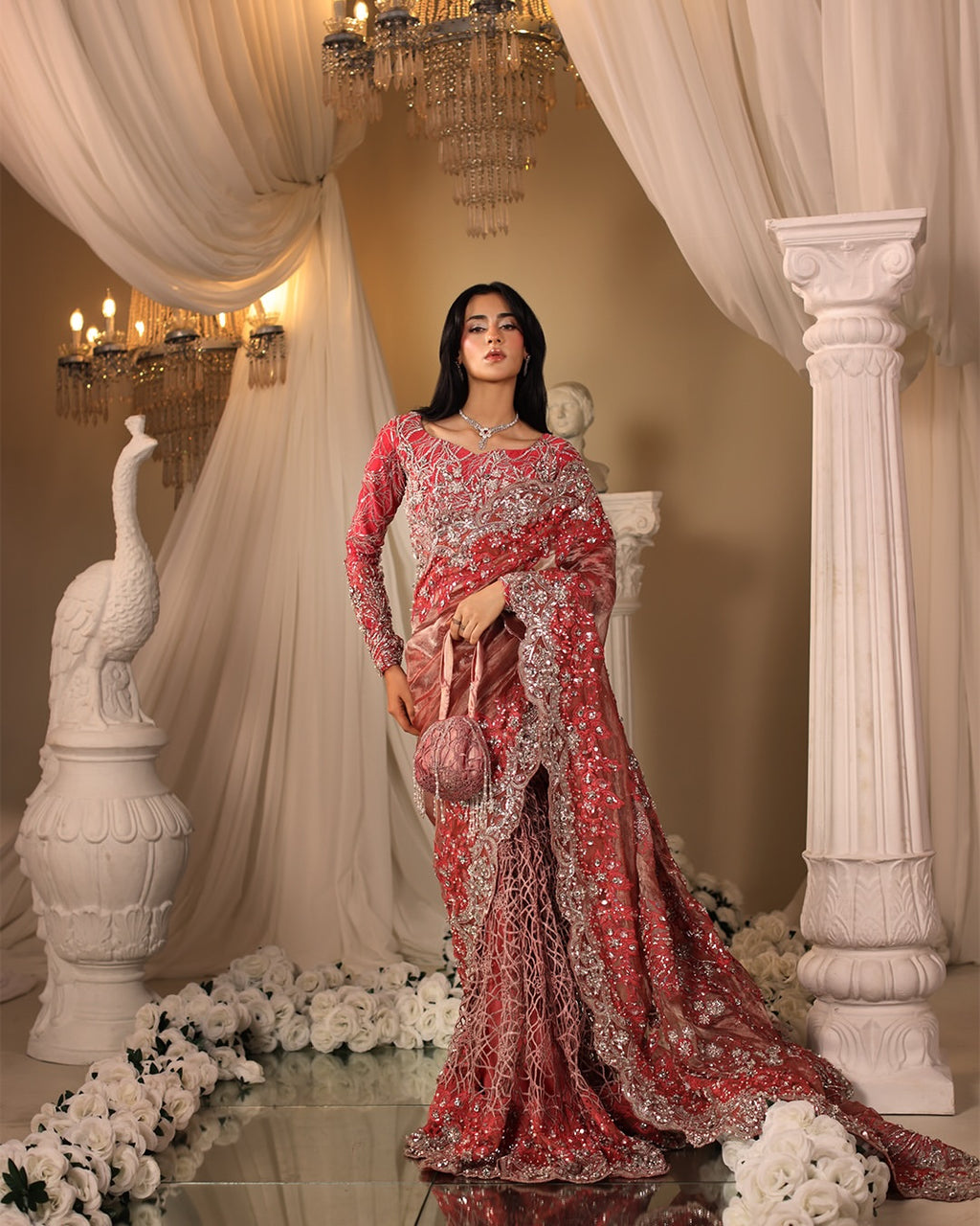 Pastel aesthetic bridal wear